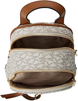 Michael Kors Kobiety Msgr Rhea Zip Plecak, Biały, 7 x 20 x